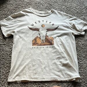 Full Tilt Western Legend Tee - Cream
